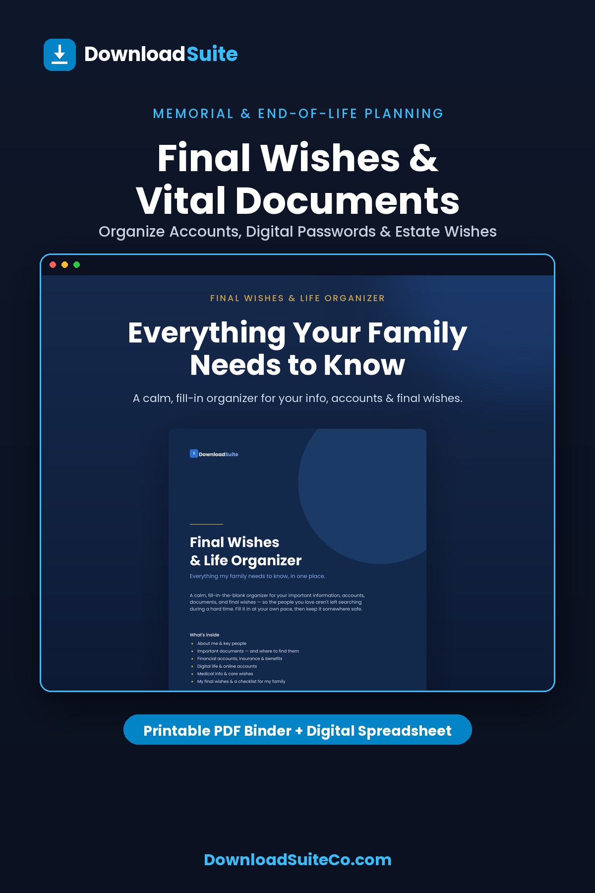 Funeral Planning Checklist